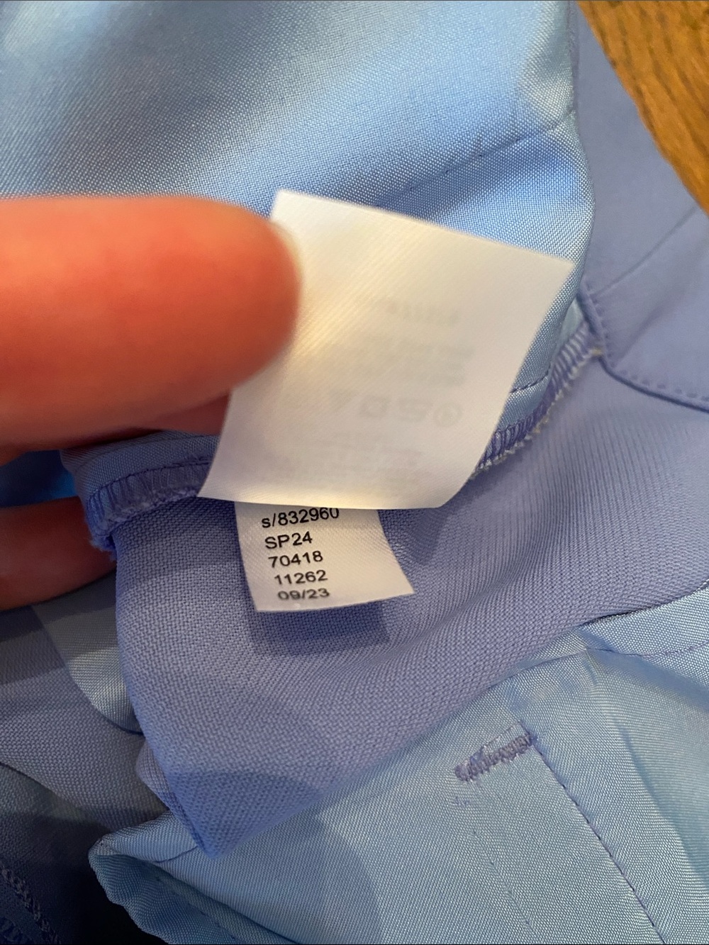 Ann Taylor Belted cornflower blue Crop Pants 4P - Picture 6 of 6